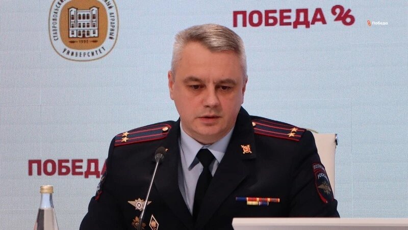    Начальник отдела пропаганды безопасности дорожного движения Управления Госавтоинспекции Ставрополья, подполковник полиции Евгений Синицын Фото: ИА «Победа26»