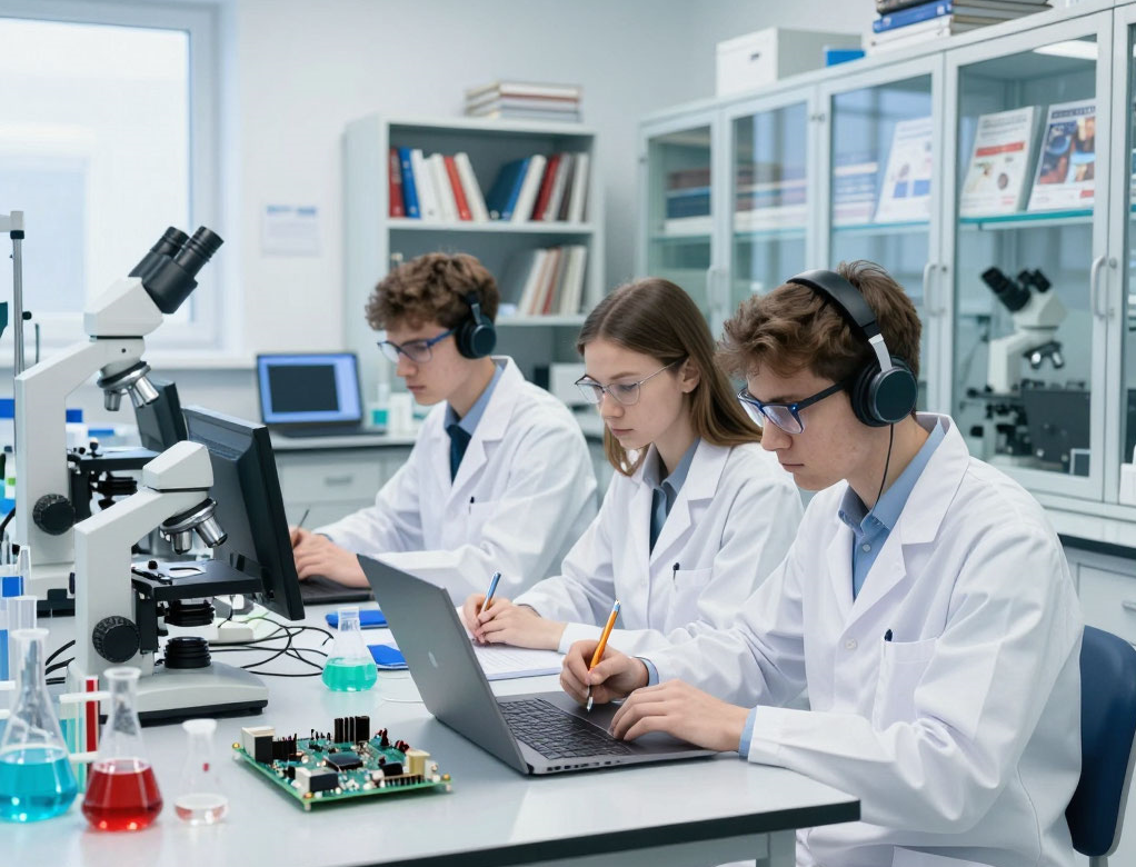 Репрезентативное фото лаборатории.