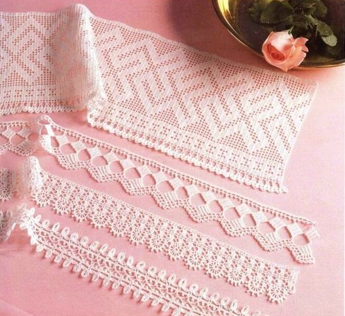 Кайма крючком схемы и описание