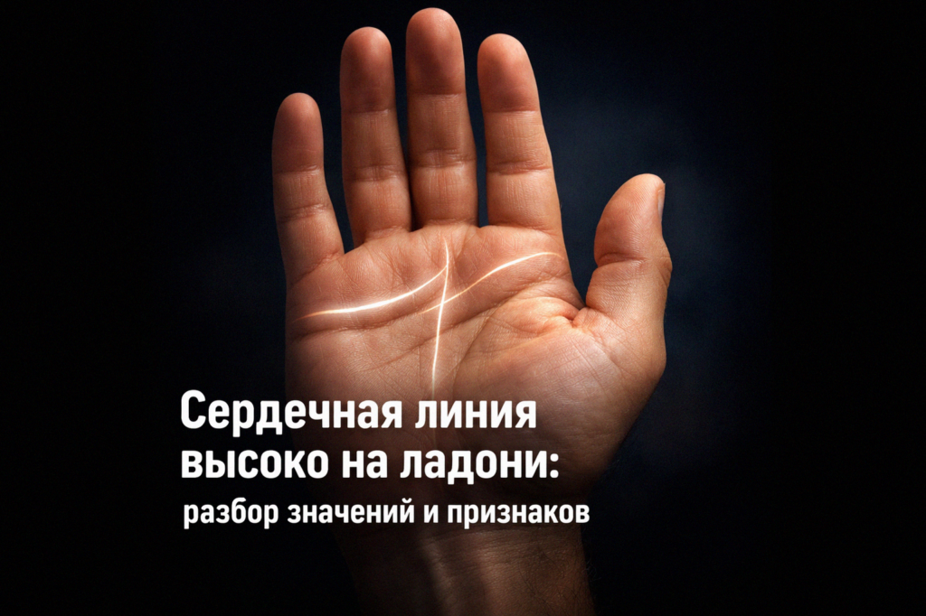    Разбор значений и признаков сердечной линии на ладони. admin