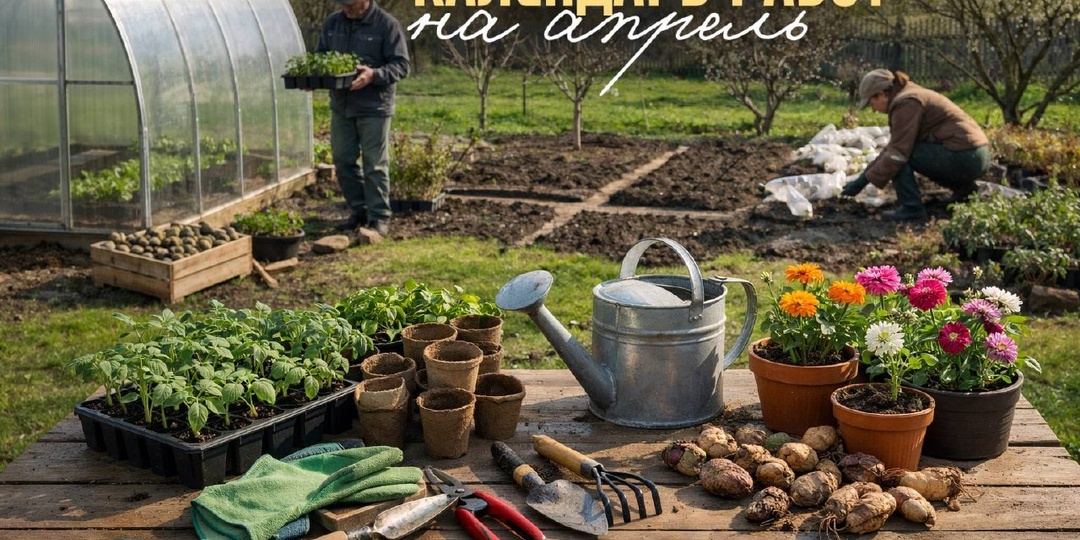 📆 КАЛЕНДАРЬ РАБОТ НА АПРЕЛЬ