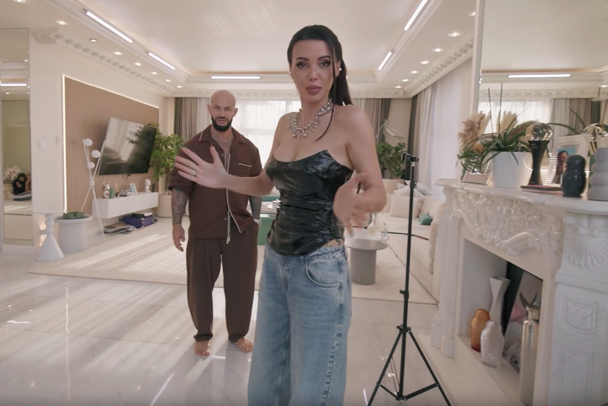    Кадр из шоу «Быть Джиганом и Оксаной»