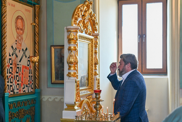    В Киров прилетел основатель «Царьграда»: Малофеев встретился с митрополитом Марком и губернатором