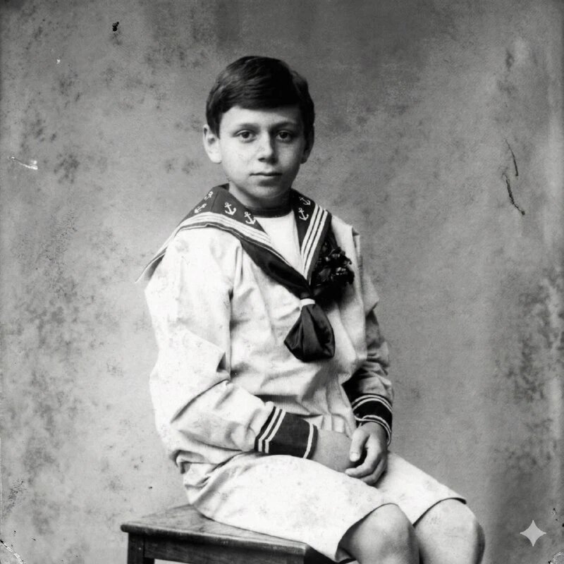 На фото: Фулько ди Вердура в детстве