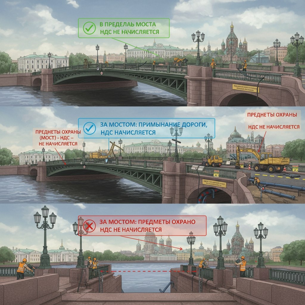 Нюансы начисления НДС при работах на мостах со статусом ОКН (на примере Санкт-Петербурга). Кругозор Проектировшика