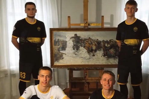     Футбольный клуб «Енисей» и музей-усадьба Сурикова показали уникальную форму