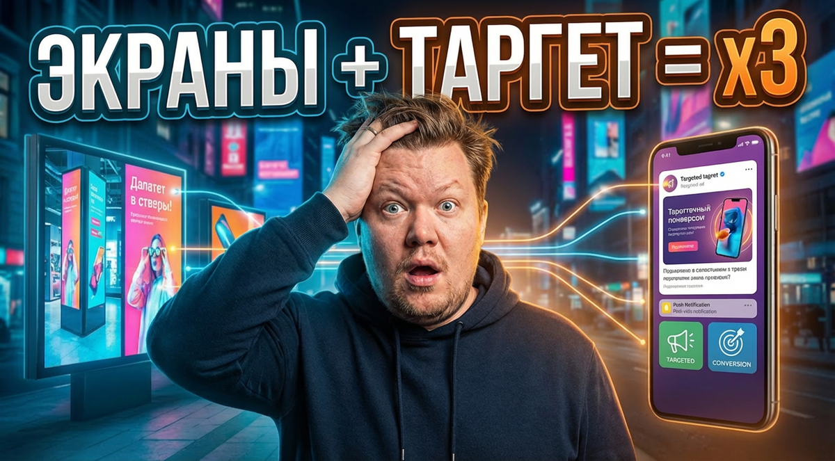 Цифровой капкан: как связать видеоэкран в магазине и рекламу в смартфоне