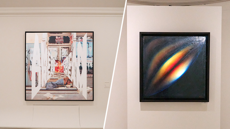     Картины Эрика Булатова American Dream и «Разрез» / Предоставлено пресс-службой РОСИЗО