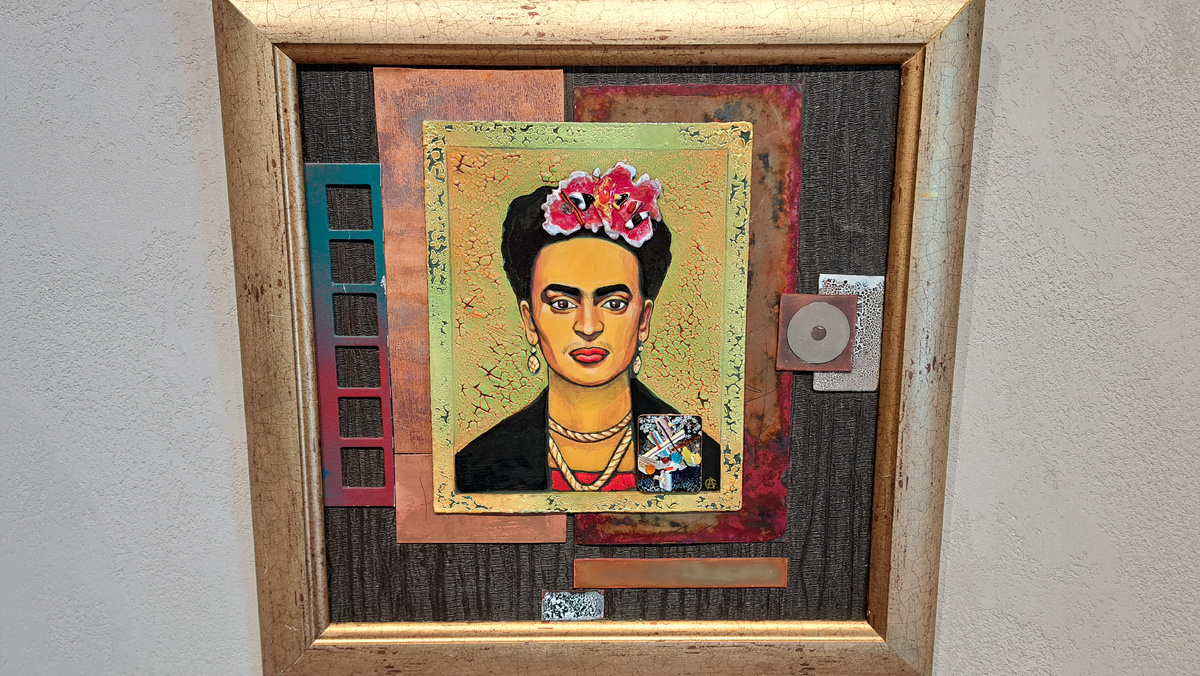 Одна из работ на выставке