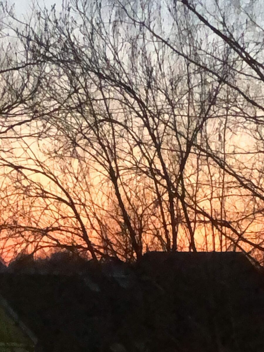 Закатное небо.