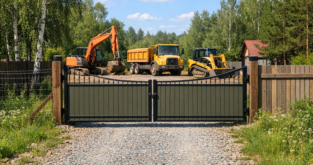 Организация подъездных путей для спецтехники и доставки материалов