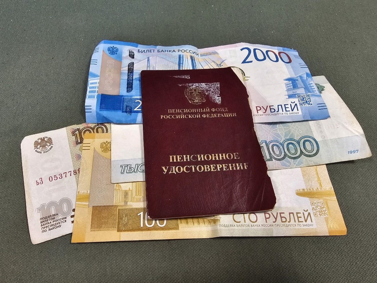    Пенсионное удостоверение, деньги. Фото: "Республика"