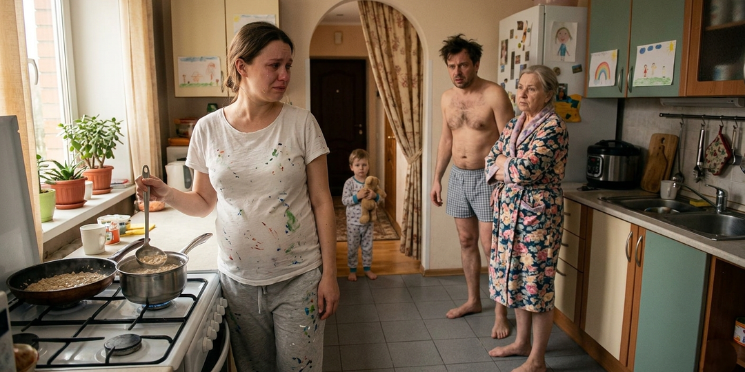 Семь лет я готовила свекрови кашу на воде, пока она не обвинила меня в покушении с кастрюлей. А муж не мог выбрать, чья сторона дороже