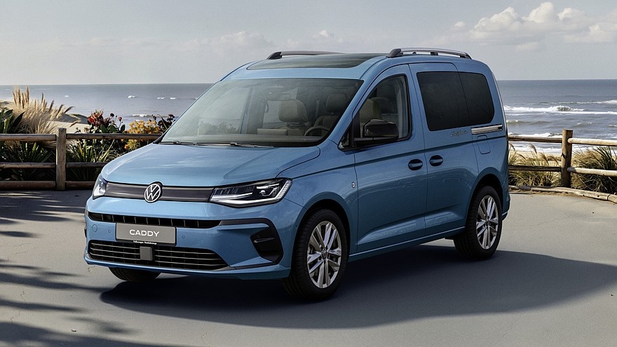    На фото: обновлённый Volkswagen Caddy California