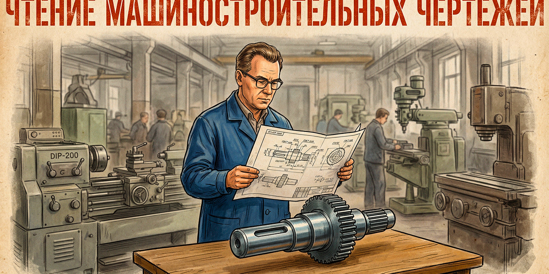 ЧТЕНИЕ И ПОНИМАНИЕ МАШИНОСТРОИТЕЛЬНЫХ ЧЕРТЕЖЕЙ. Обрети уверенность профессионала!