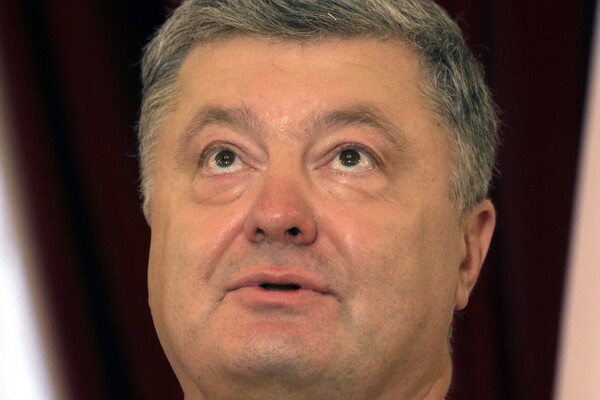 Президент Украины Петр Порошенко во время выступления в Киеве, Украина, 4 сентября 2018 года / Efrem Lukatsky/AP   📷