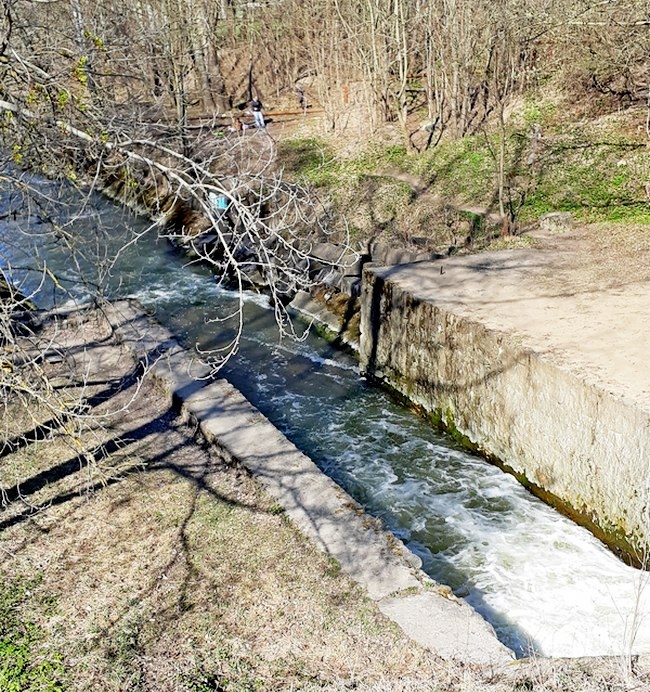 Речка Стрелка в Стрельне /фото из личного архива, 2022/