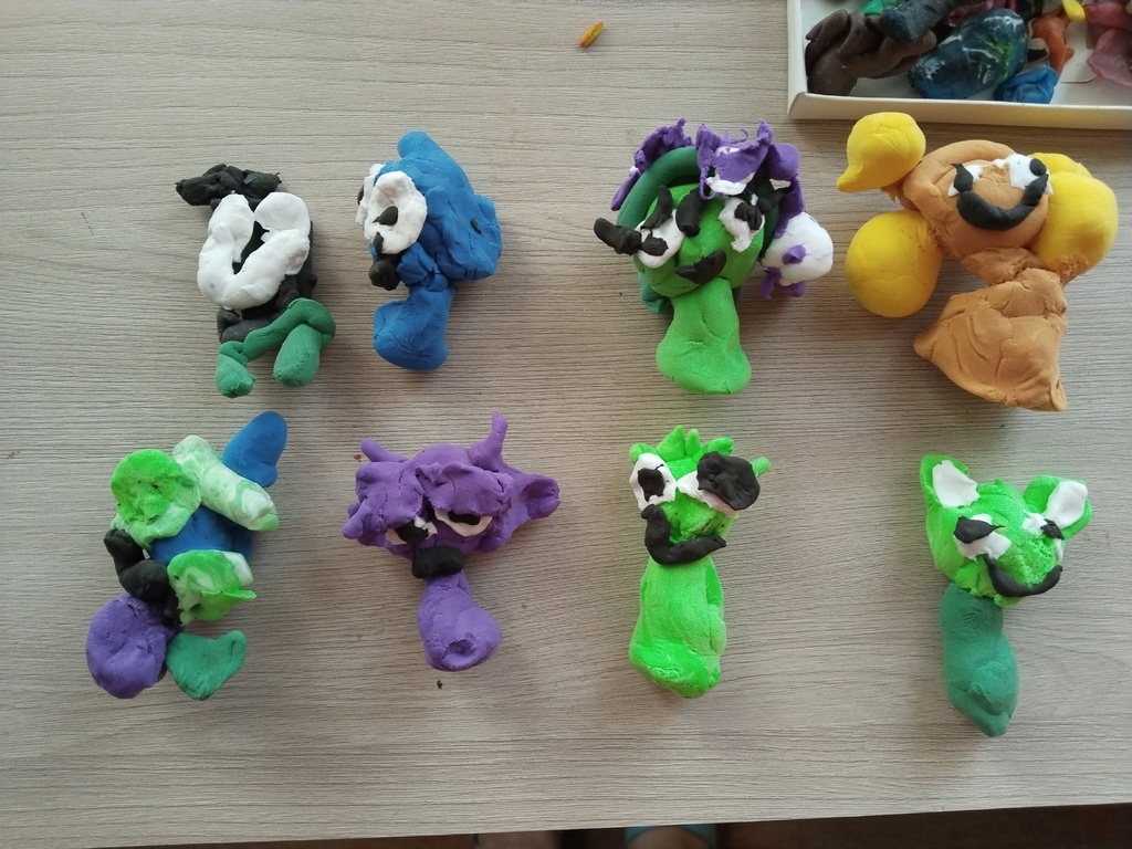 было слеплено за полчаса