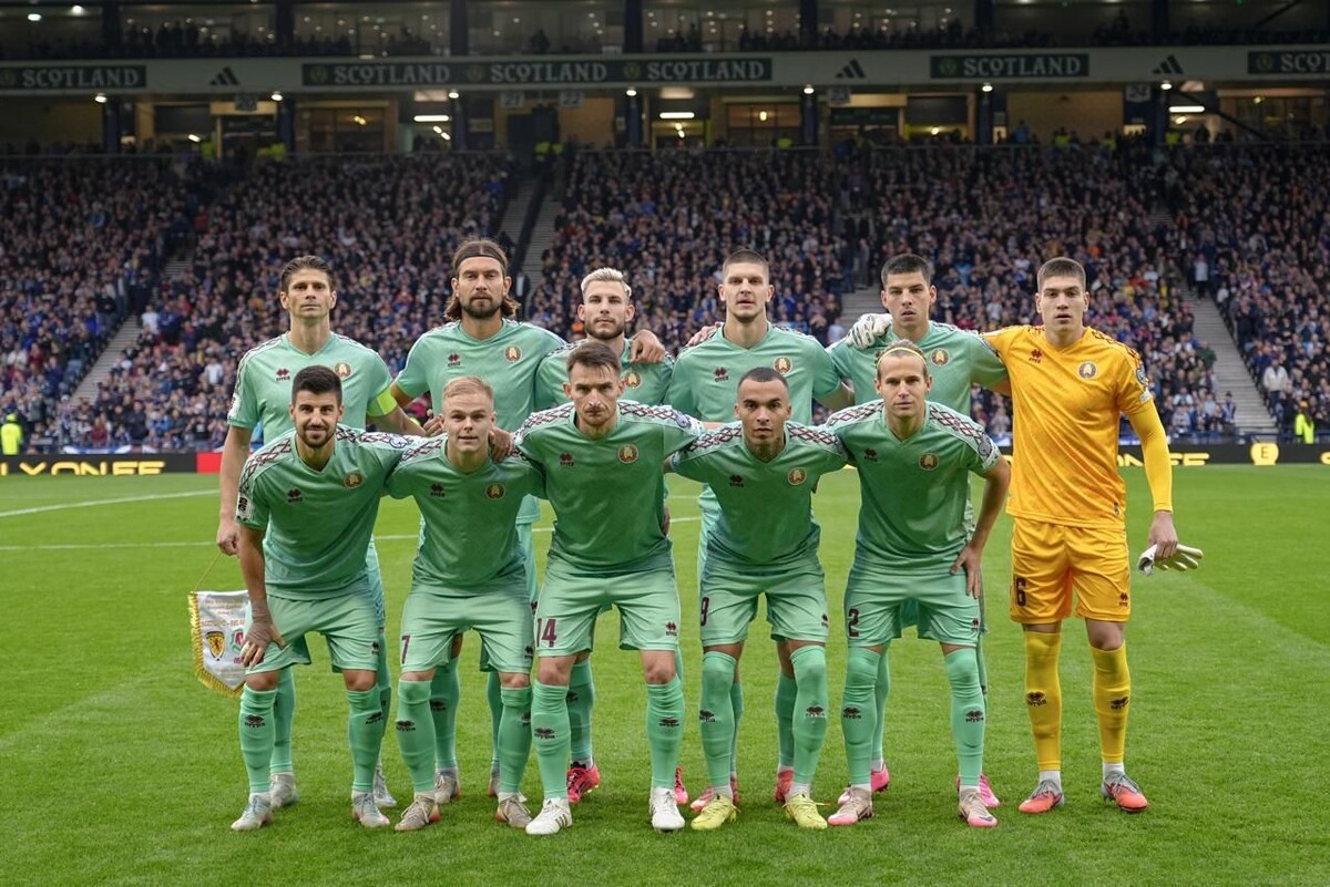  Сборная Беларуси по футболу. © АБФФ