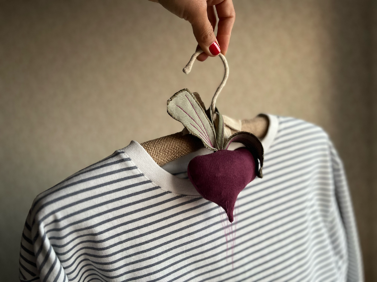 Арома-саше в виде свеколки. Фото автора.