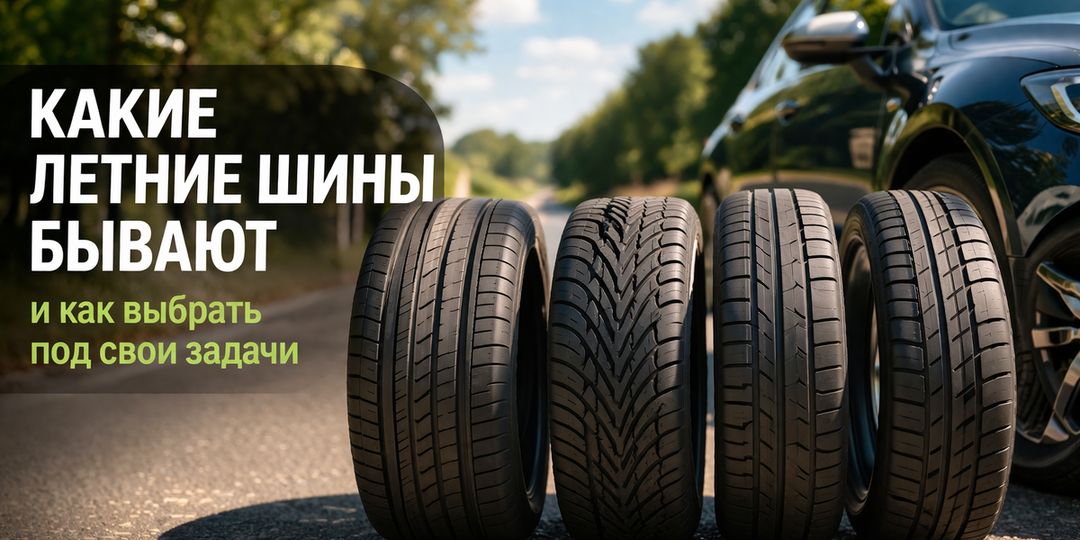 Какие бывают летние шины и как понять, какие нужны именно вам