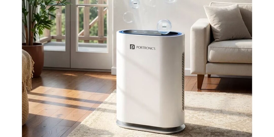 Portronics представила очиститель воздуха Air X с HEPA-фильтром и УФ-стерилизацией