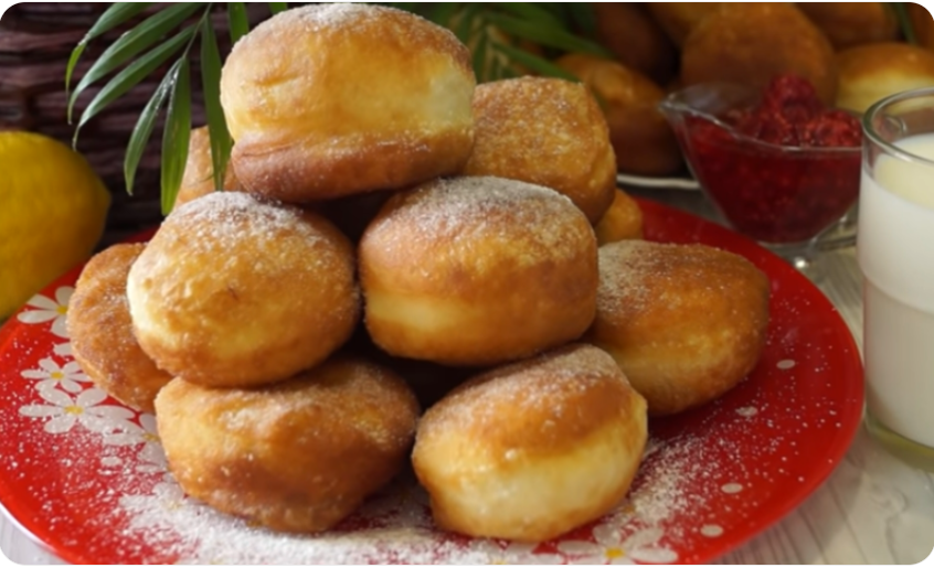 Пончики "Молочные", перед которыми невозможно устоять... их магия — в ПРОСТОТЕ...