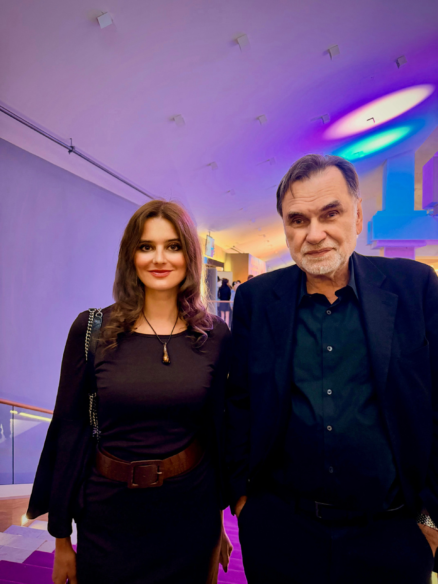 Продюсер фильма «Космическая собака Лида» Сергей Сельянов и я