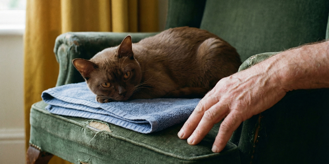 Подарила отцу кота, а он его не принял. Часть 1