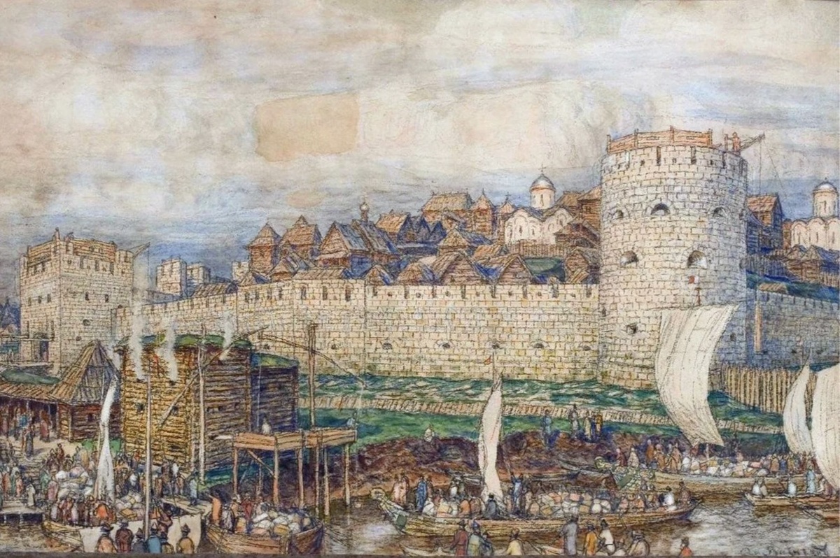 Кремль при Дмитрии Донском, А.М. Васнецов