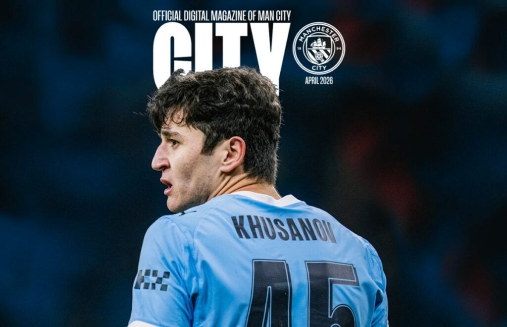 Абдукодир Хусанов Фото Manchester City / City Magazine