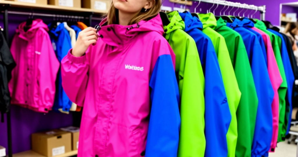 Угадайте, ветровка какого цвета пользуется наибольшим спросом
