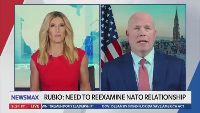    Кадры канала Newsmax