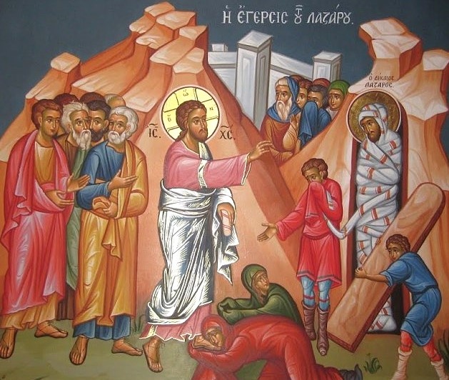 Икона "Воскрешение Лазаря"