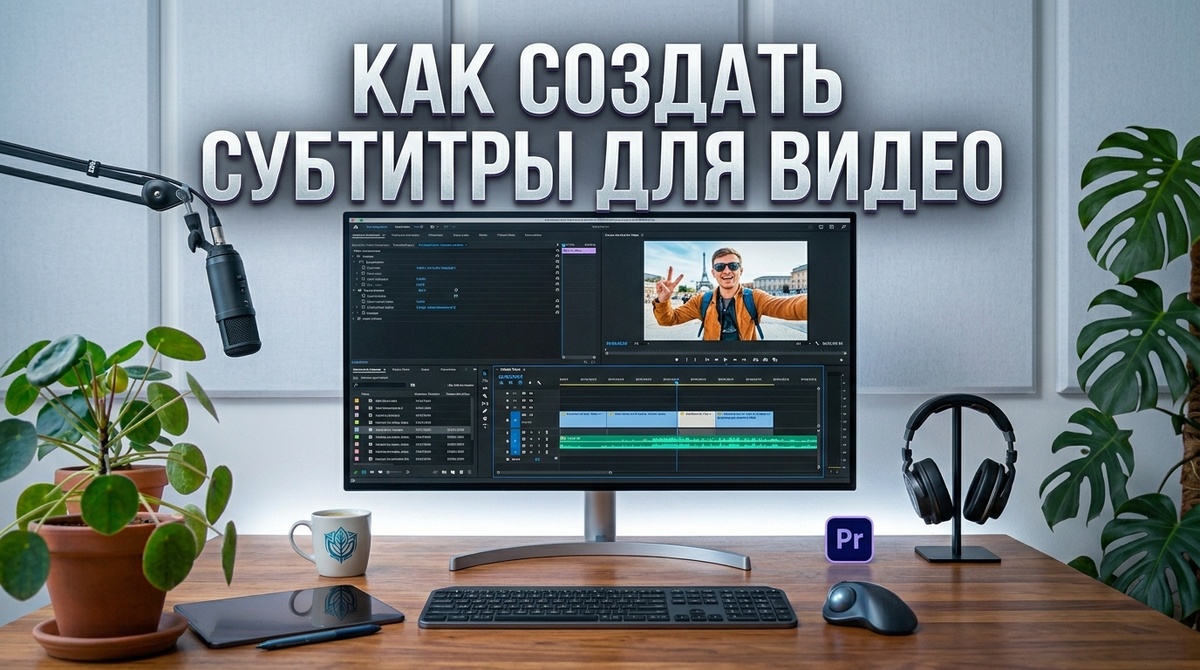 Создание субтитров для видео