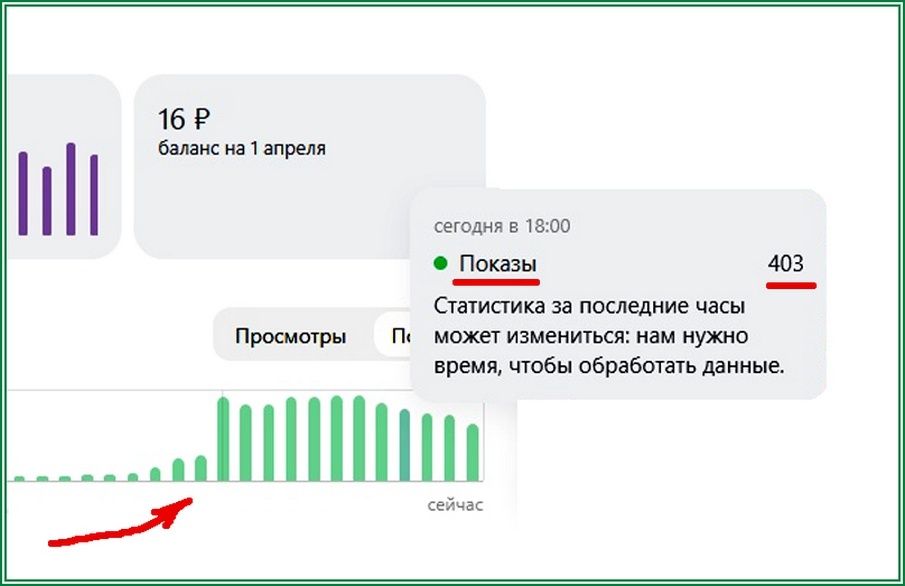 Куча липовых показов