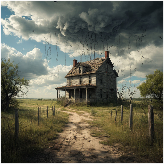 Сгенерировано ИИ- скопившаяся некротическая энергия убивает всё живое рядом.