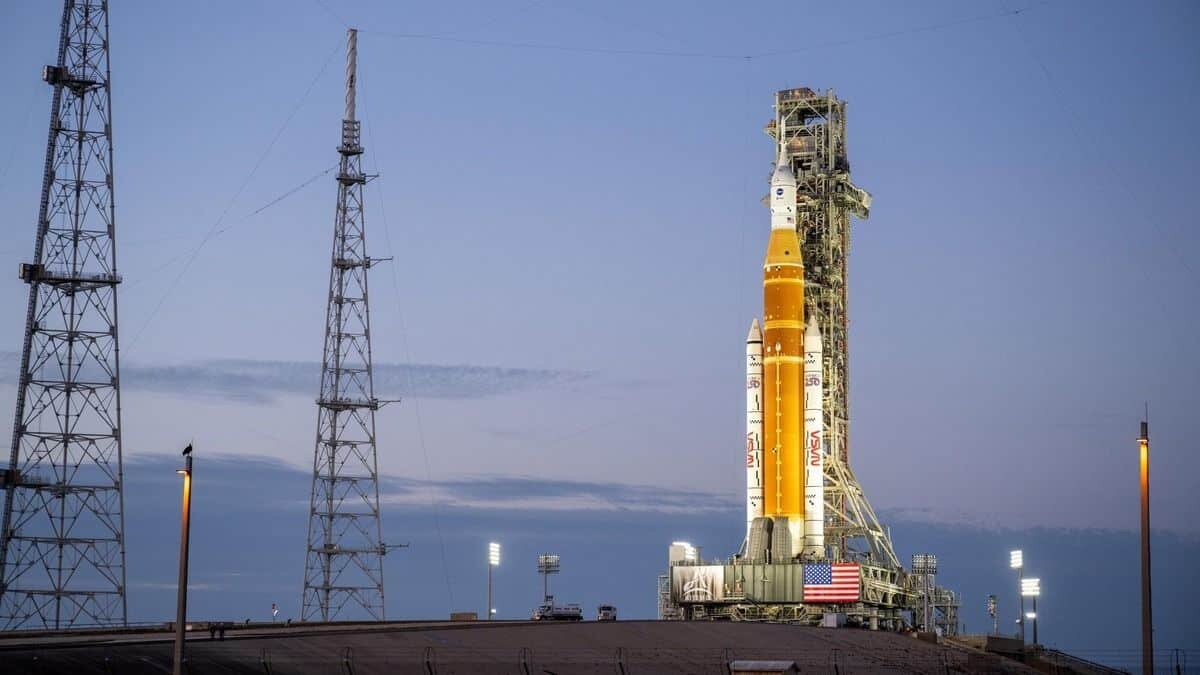    Трансляция запуска Artemis II к Луне / ©NASA, YouTube