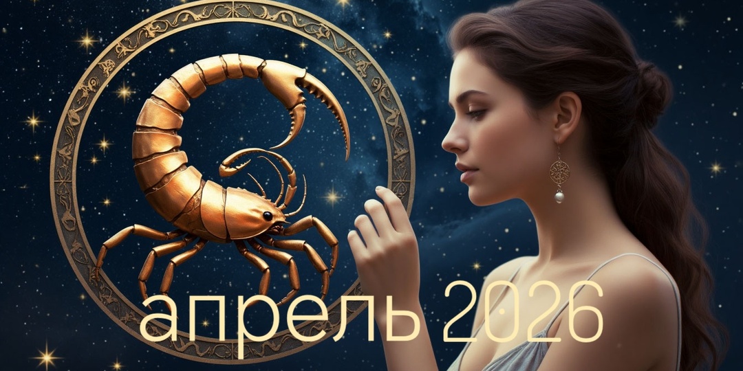 Гороскоп на апрель 2026 для женщины-Скорпиона: время навести порядок в доме и в душе