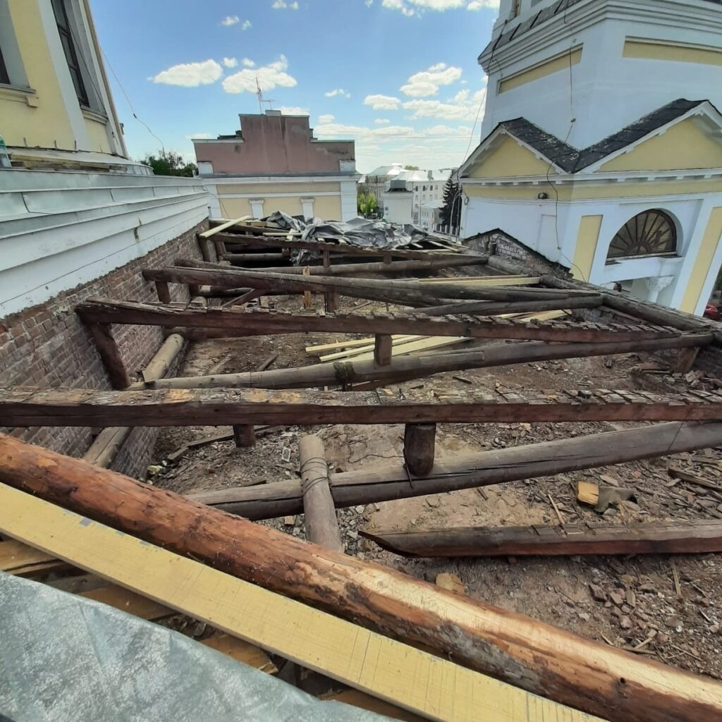В тверском Вознесенском соборе проводится масштабный ремонт