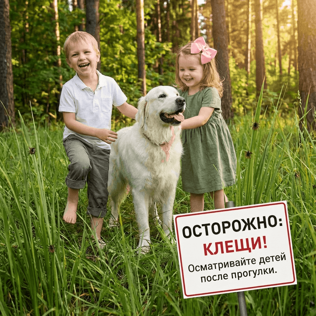 Осторжно: клещи! Источник https://sanprofit.org