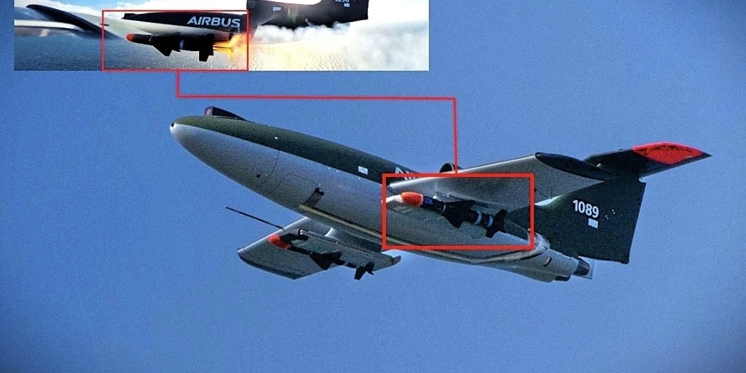 Меняя экономику противовоздушной обороны: Airbus испытал БПЛА-истребитель Bird of Prey с мини-ракетами Mark I для охоты на дроны-камикадзе