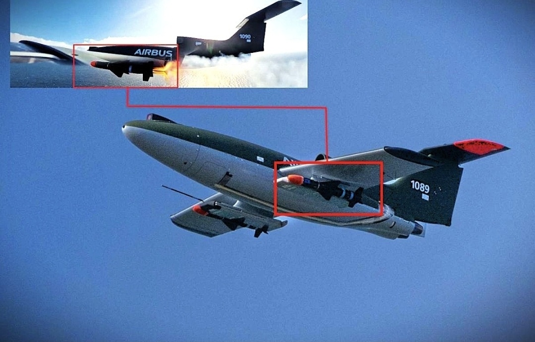 «Хищная птица» против роя: Airbus испытал перехватчик Bird of Prey с мини-ракетами Mark I для охоты на дроны-камикадзе. Фото: Airbus