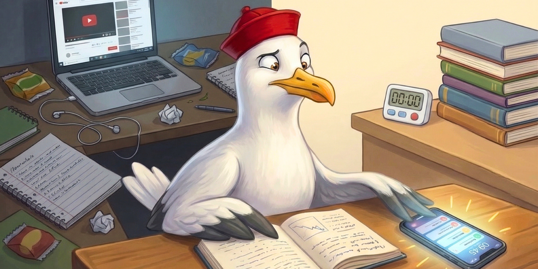 Залипаешь в телефоне вместо подготовки? Одна настройка, которая решает проблему без силы воли