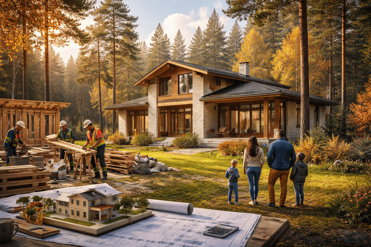  📷     Оптимальная площадь дома для семьи из 4 человек