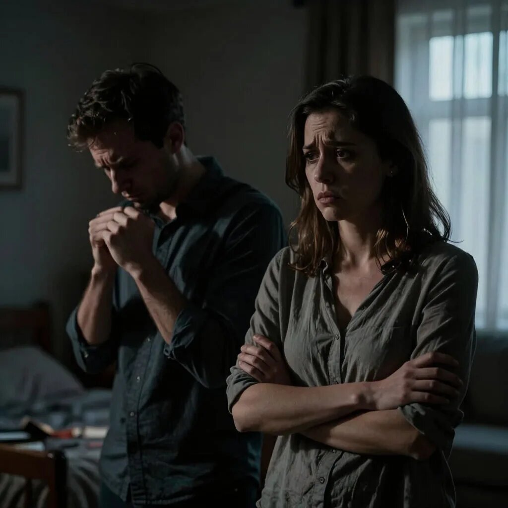 Ссора. Иллюстрация сгенерирована нейросетью