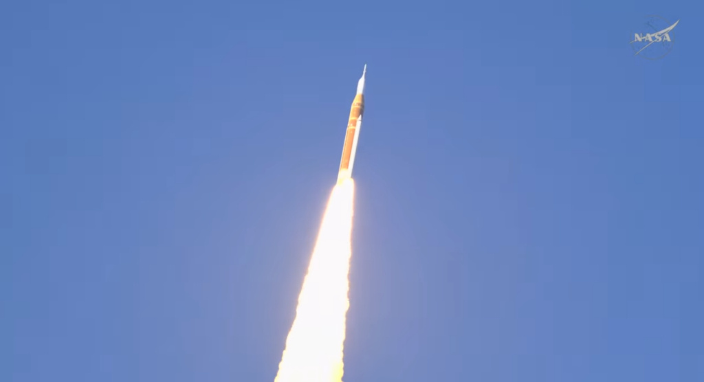    Фото: кадр с трансляции NASA