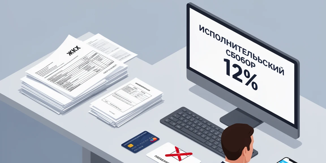 Исполнительский сбор 12% вместо 7%: как должникам за ЖКХ в 2026 году не отдать приставам лишние деньги