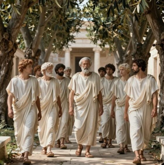 Ликей — школа, которую Аристотель основал в Афинах. Прогулки под портиками дали название его философии: перипатетики — «те, кто прогуливается».