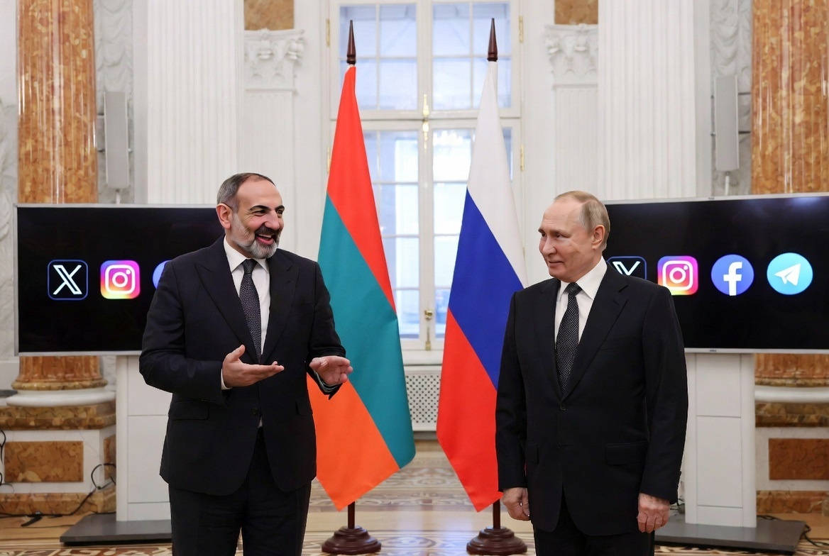 «Соцсети у нас не блокируют»: Пашинян на встрече с Путиным.